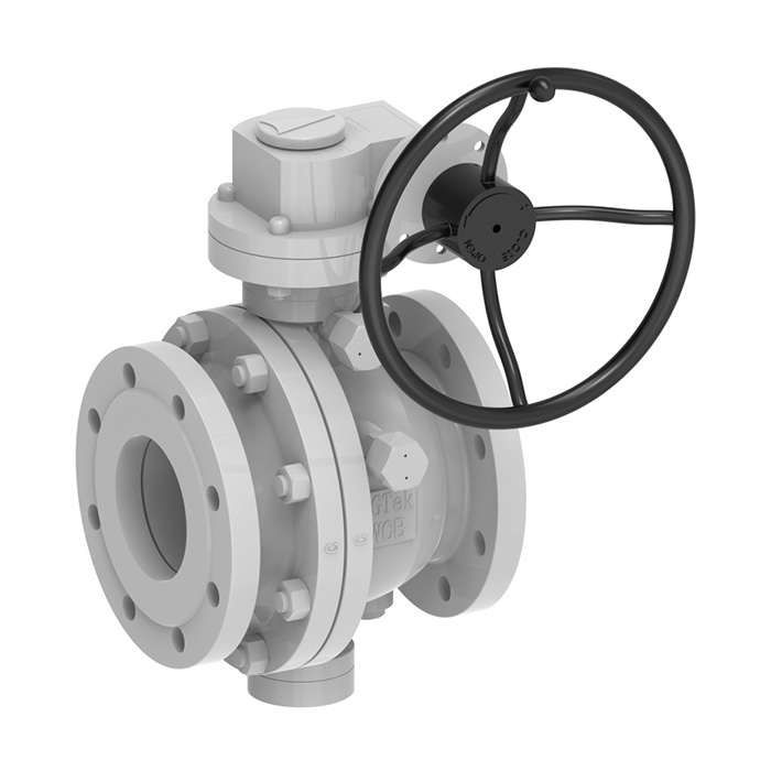 Cast Steel Trunnion Mounted Ball Valve